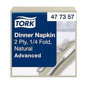 Торк - Салфетки за маса Natural Dinner Advanced, 2 пл., 390 х 390 мм, 12 х 150 бр.(477357)(DE)